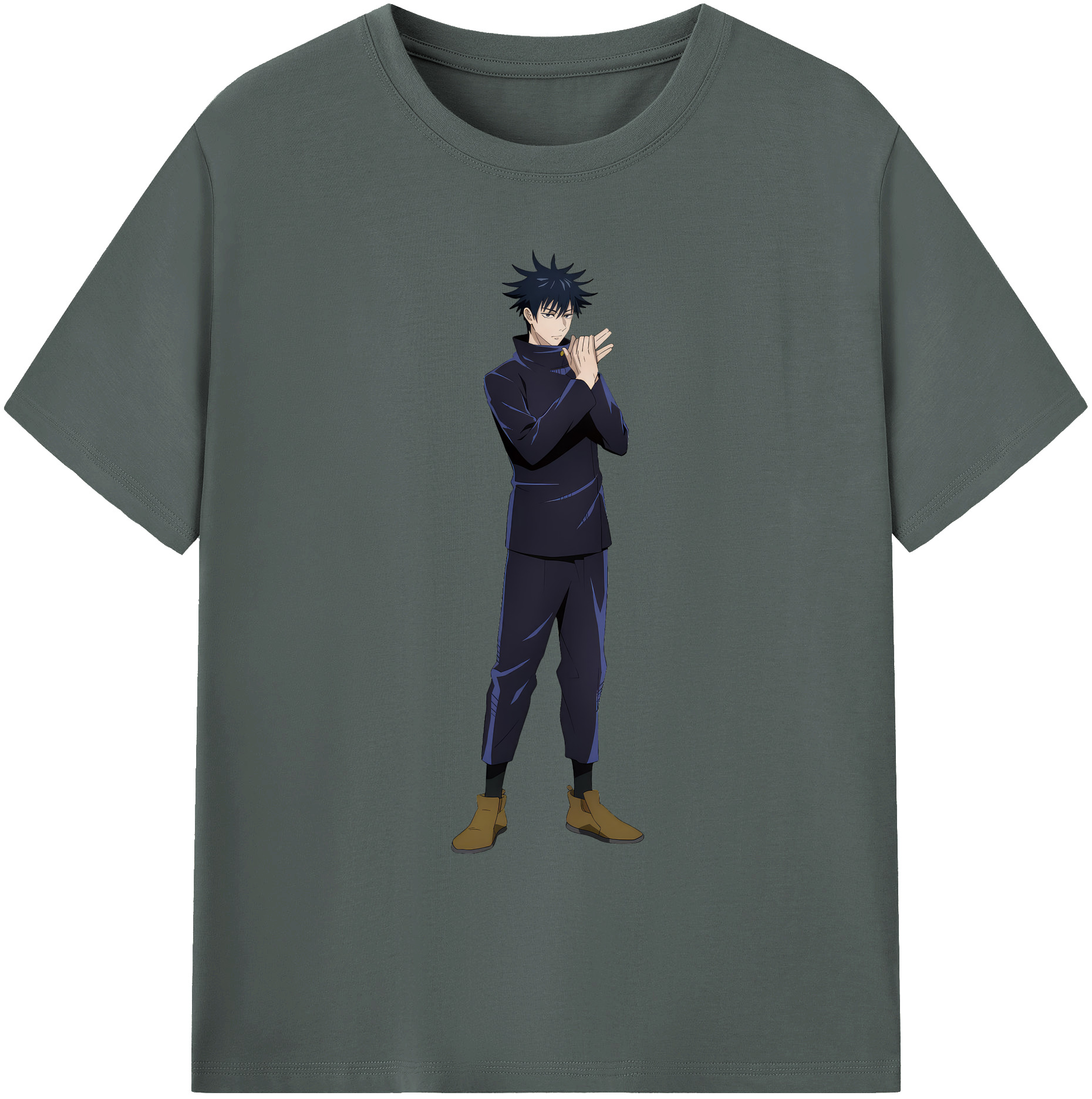 （画像用） 呪術廻戦 Jujutsu Kaisen 綿100％ メンズ半袖Tシャツ｜肌触りやわらか＆通気性